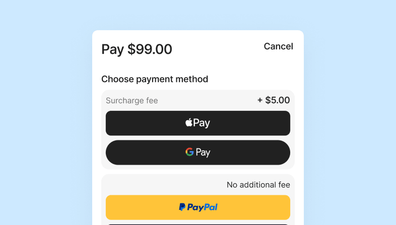 surcharge