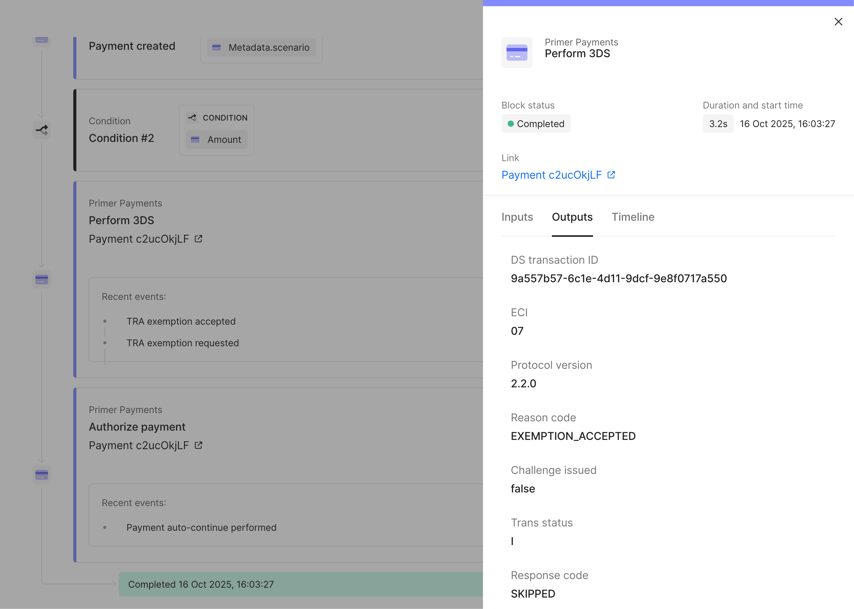 Workflow Exemption Accepted